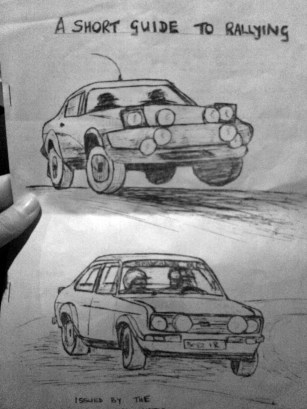 The original guide with Ian Robinson's hand drawn cover.