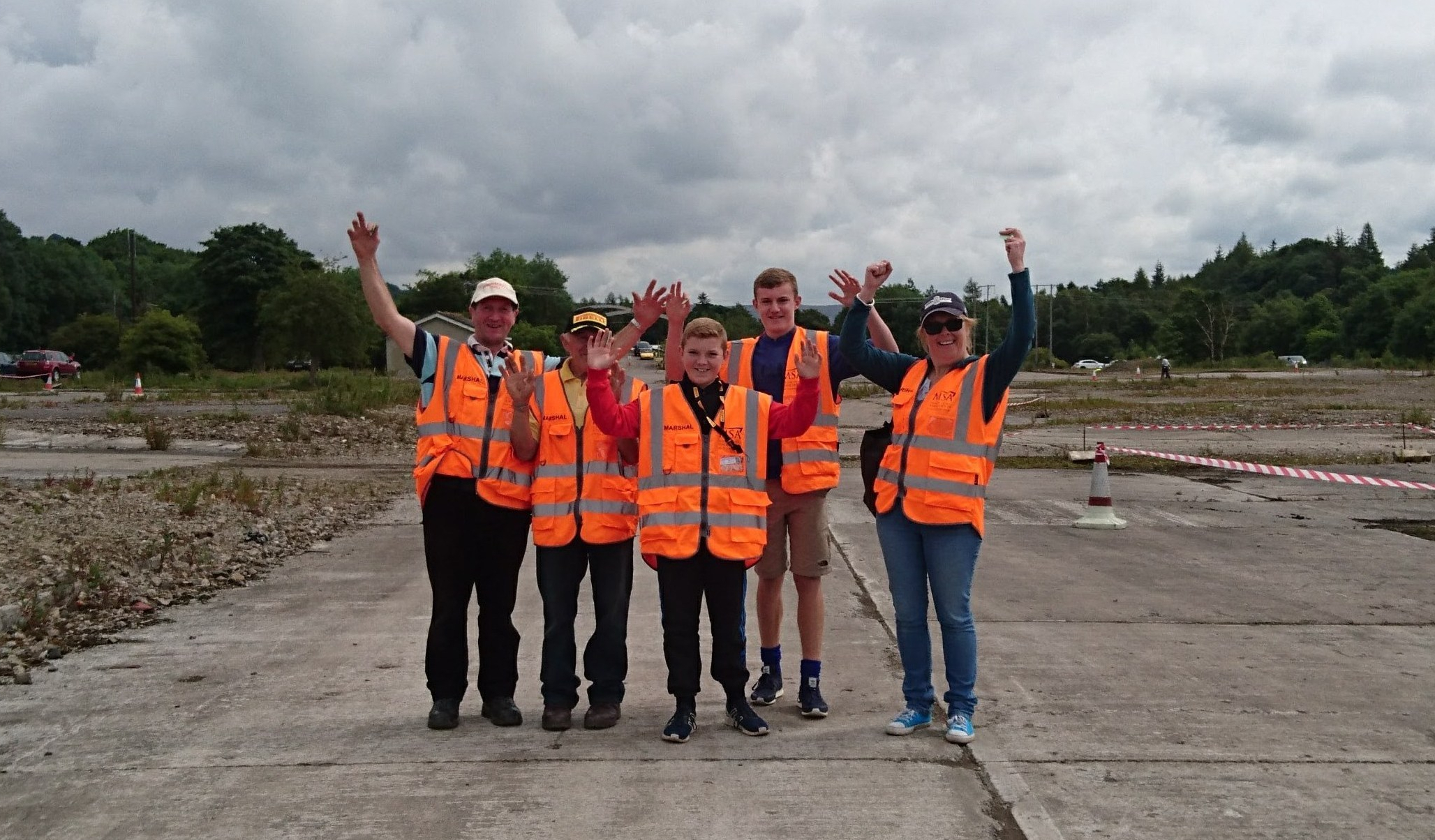 Happy Group Of Marshals